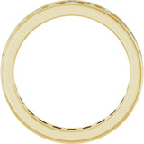 14K Yellow Gold 1 3/8 CTW Lab-Grown Diamond Eternity Band