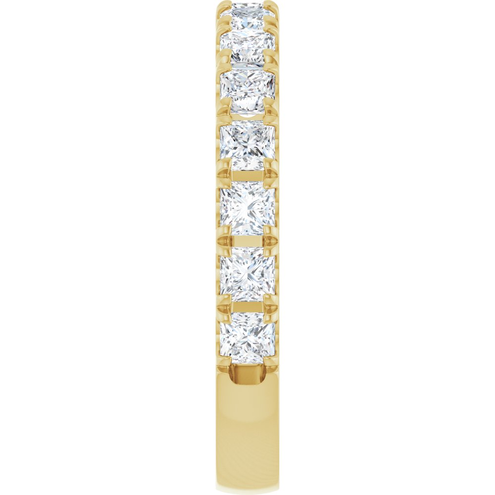14K Yellow Gold 1 5/8 CTW Lab-Grown Diamond French Set Anniversary Band