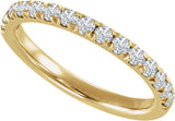 10K Yellow Gold 1/6 CTW Lab-Grown Diamond Stackable Ring