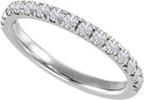 14K White Gold 1/6 CTW Lab-Grown Diamond Stackable Ring