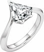 14K White Gold 2 CTW Lab-Grown Diamond Engagement Ring