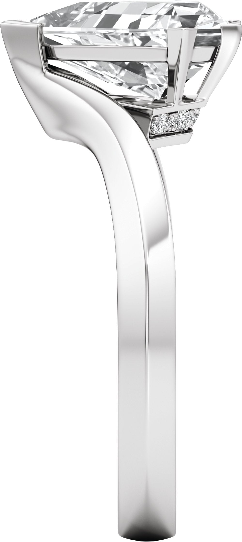 14K White Gold 2 CTW Lab-Grown Diamond Engagement Ring