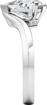 14K White Gold 2 CTW Lab-Grown Diamond Engagement Ring