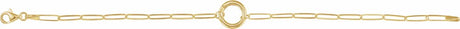 14K Yellow Gold Charm 7" Bracelet