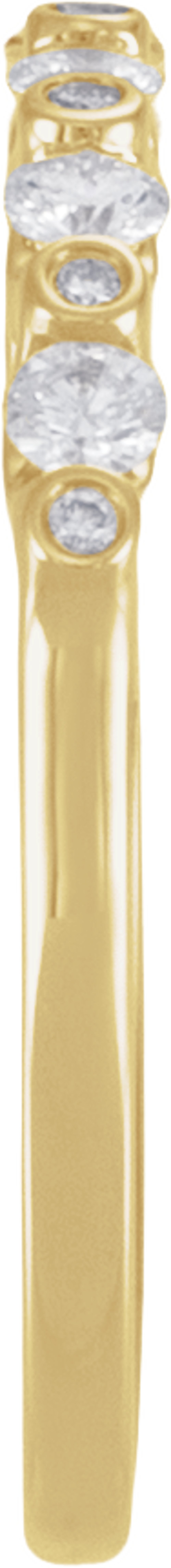 14K Yellow Gold 1/3 CTW Natural Diamond Anniversary Band