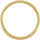 14K Yellow Gold 5 mm Hand-Engraved Band Size 10