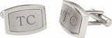 Stainless Steel Engravable Rectangle Cuff Links
