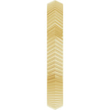 14K Yellow Gold 3 mm Fluted Knife Band Size 4.5