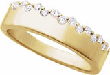 14K Yellow Gold 1/3 CTW Natural Diamond Ring