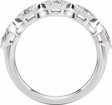14K White Gold 3/4 CTW Lab-Grown Diamond Anniversary Band