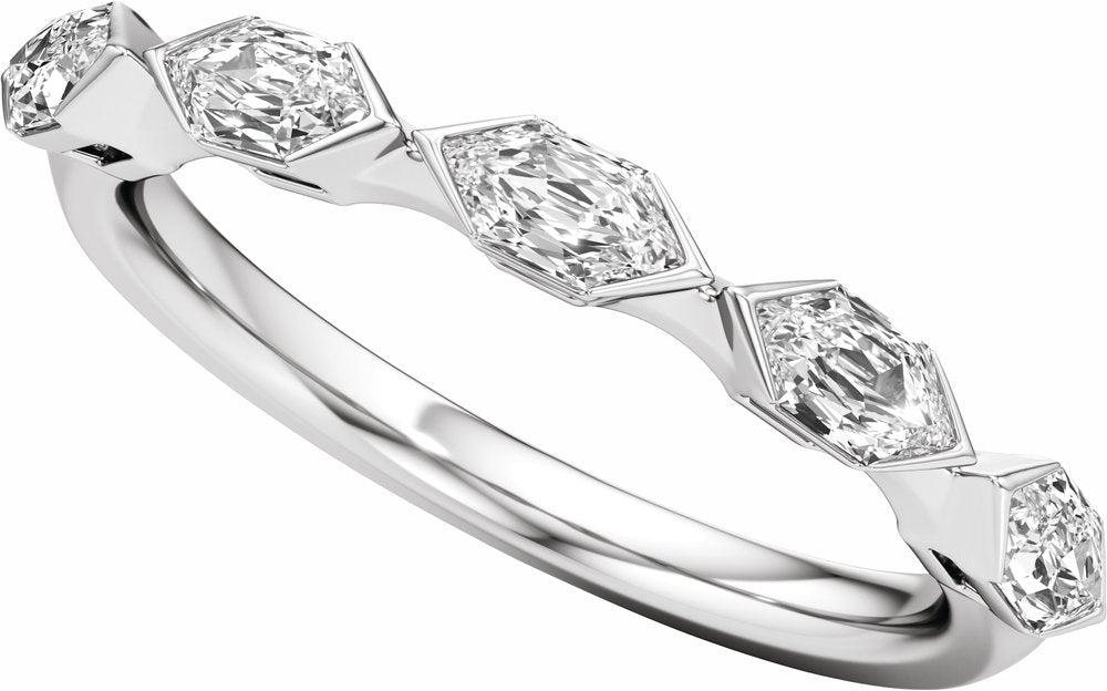 14K White Gold 3/4 CTW Lab-Grown Diamond Anniversary Band