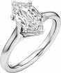 14K White Gold 2 1/6 CTW Lab-Grown Diamond Engagement Ring