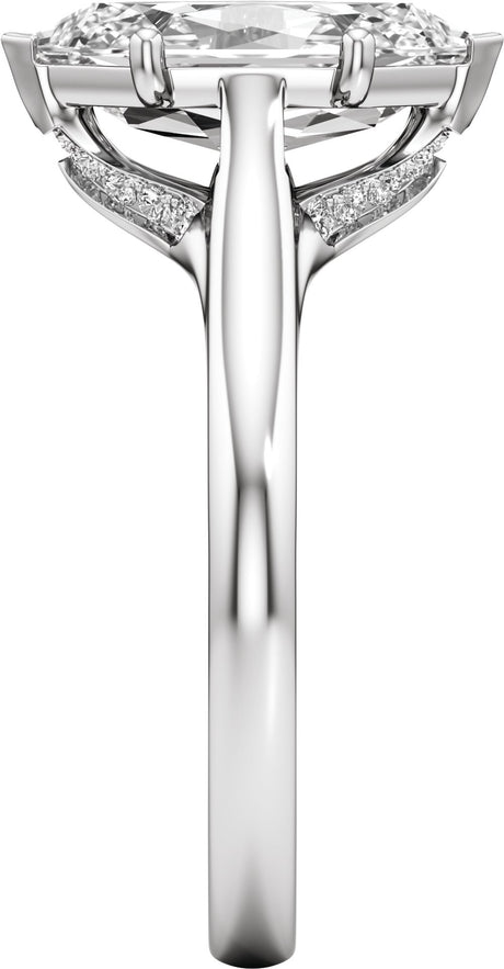 14K White Gold 2 1/6 CTW Lab-Grown Diamond Engagement Ring