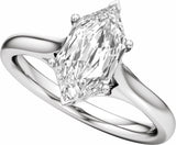 14K White Gold 2 1/6 CTW Lab-Grown Diamond Engagement Ring