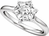 14K White Gold 2 1/8 CTW Lab-Grown Diamond Engagement Ring