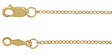 14K Yellow Gold-Filled 1.3 mm Adjustable Cable 16-18" Chain