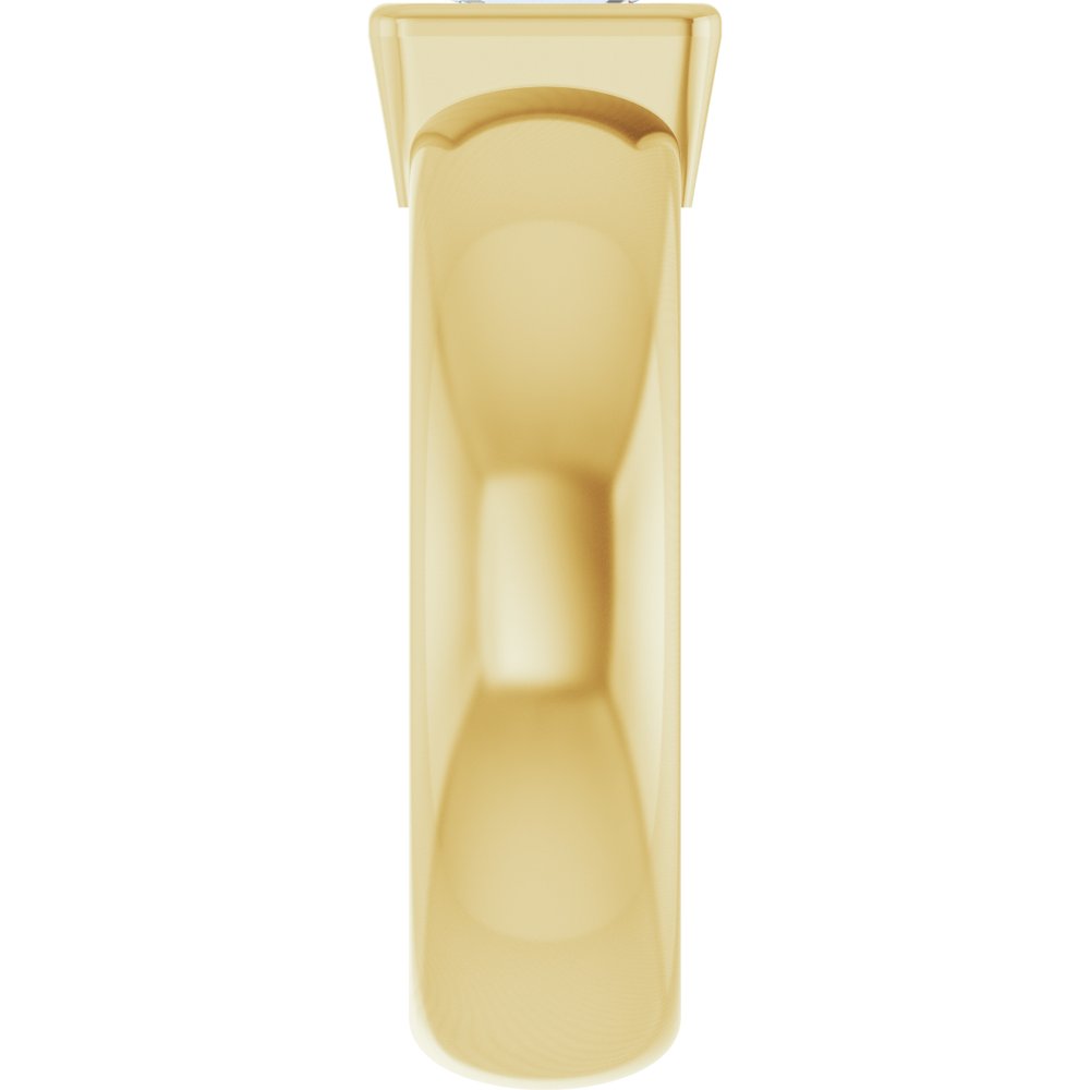 14K Yellow Gold 5/8 CT Lab-Grown Diamond Lightweight Ring