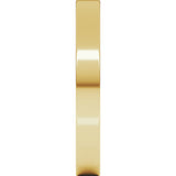 18K Yellow Gold 3 mm Comfort Fit Heavyweight Flat Band