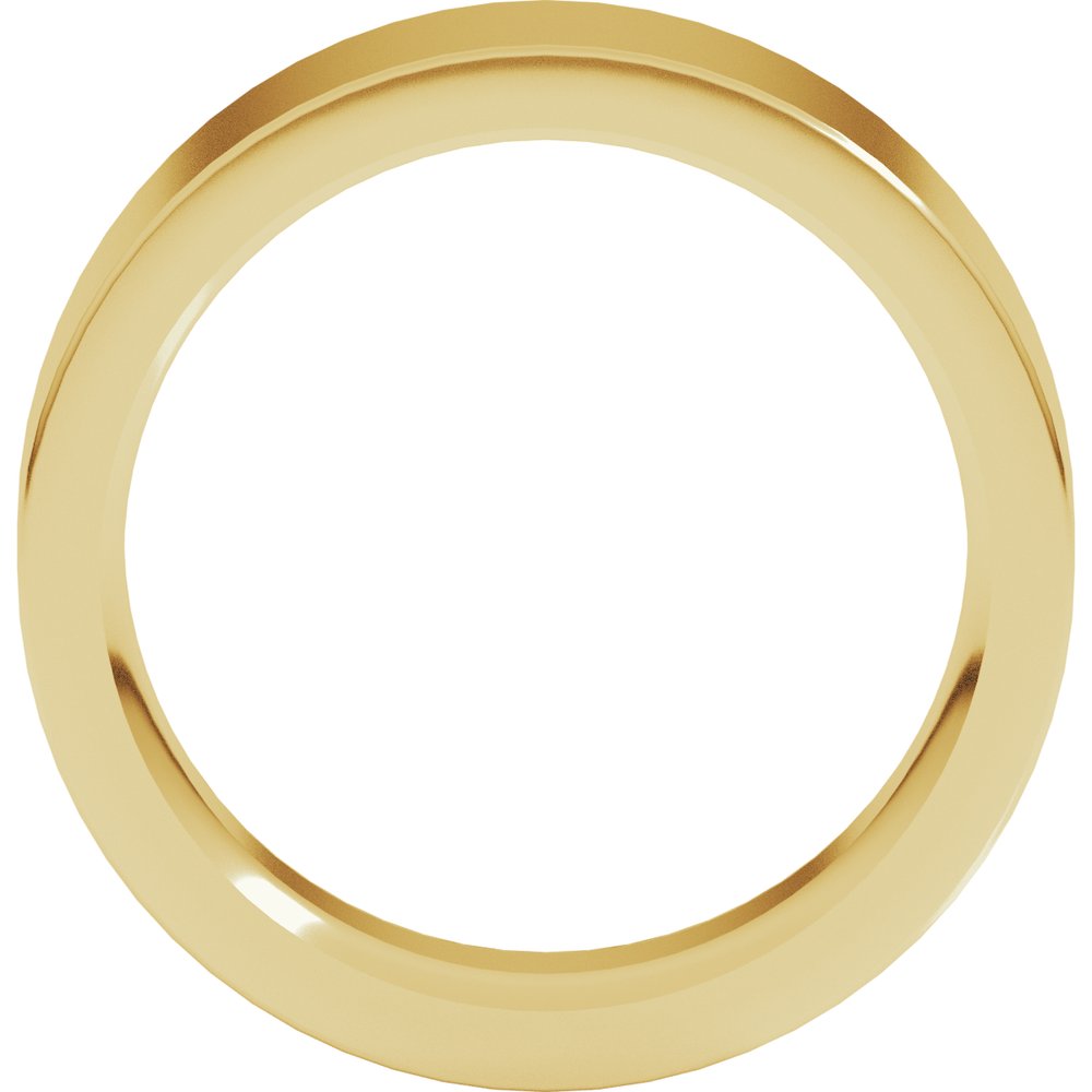 14K Yellow Gold 7 mm Comfort Fit Heavyweight Flat Band