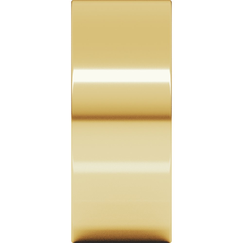 14K Yellow Gold 9 mm Comfort Fit Heavyweight Flat Band