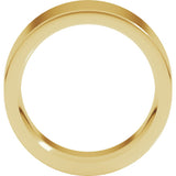 14K Yellow Gold 9 mm Comfort Fit Heavyweight Flat Band