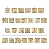14K Yellow Gold Posh Mommy® Initial S Vintage-Inspired Pendant