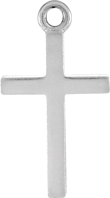 Sterling Silver Posh Mommy® Cross Dangle