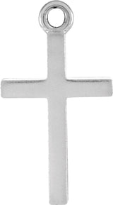 Sterling Silver Posh Mommy® Cross Dangle