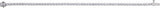 14K White Gold 5 CTW Lab-Grown Diamond Low Profile Line 7" Bracelet