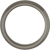 Titanium 5 mm Comfort-Fit Half Round Band Size 10
