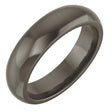 Titanium 5 mm Comfort-Fit Half Round Band Size 10