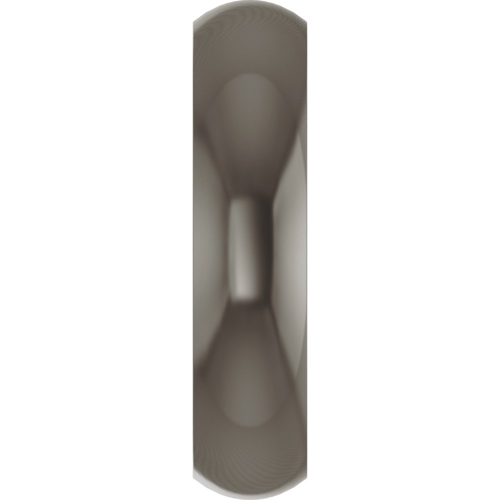 Titanium 5 mm Comfort-Fit Half Round Band Size 10