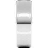 14K White Gold 6 mm Ultra-Lightweight Comfort-Fit European-Style Band Size 9