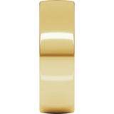 14K Yellow Gold 6 mm Ultra-Lightweight Comfort-Fit European-Style Band Size 5.5