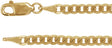 14K Yellow Gold 3 mm Curb 24" Chain
