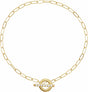 14K Yellow Gold 1/10 CTW Natural Diamond Toggle 7" Bracelet