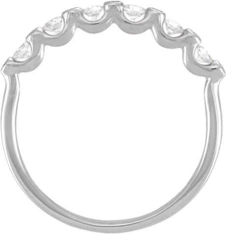 14K White Gold 1/3 CTW Natural Diamond Anniversary Band