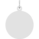 Sterling Silver Engravable Disc Pendant