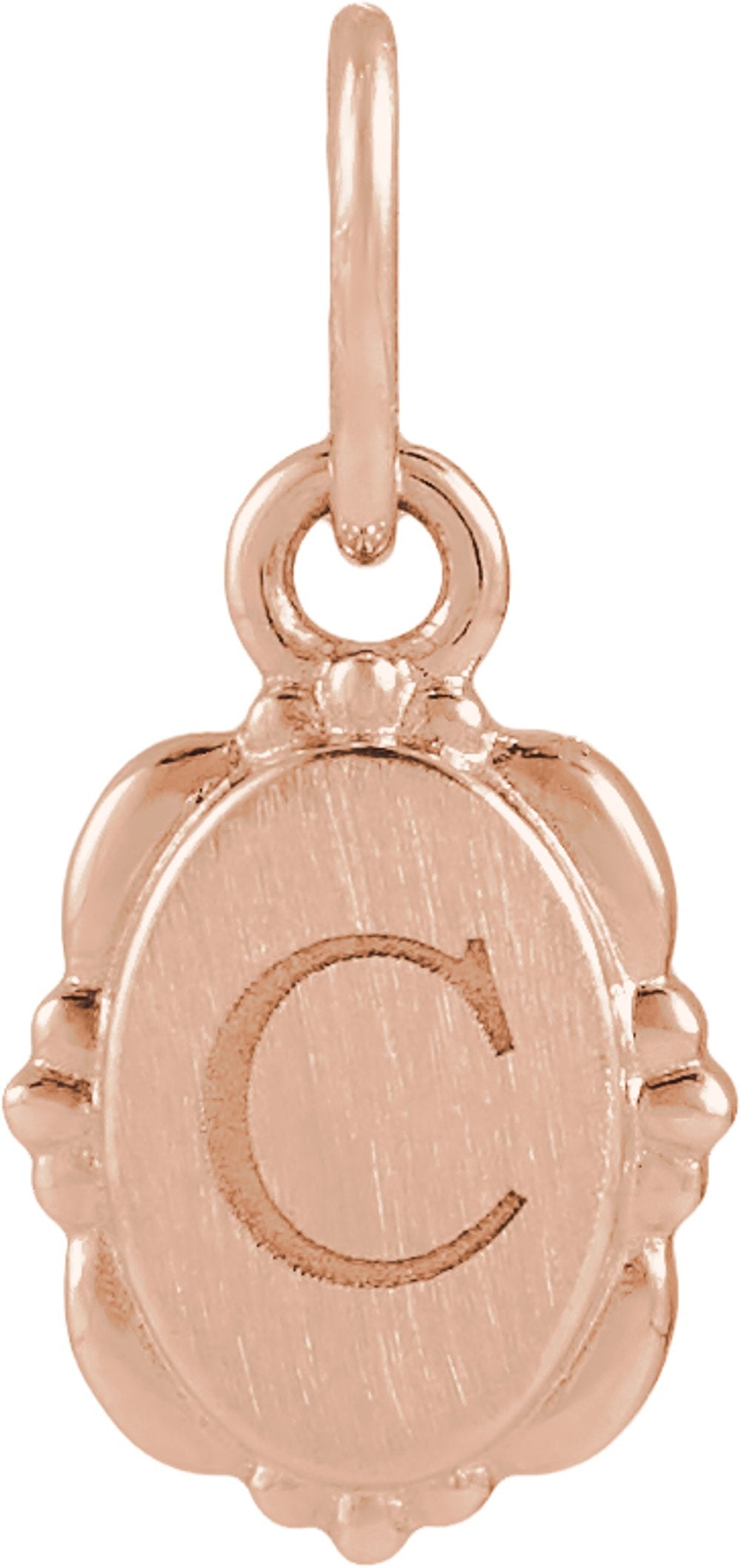 14K Rose Gold Vintage-Inspired Pendant