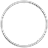 14K White Gold 3 mm Ultra-Lightweight Comfort-Fit European-Style Band Size 7