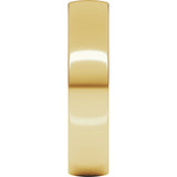 14K Yellow Gold 4.5 mm Ultra-Lightweight Comfort-Fit European-Style Band Size 9