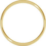 10K Yellow Gold 5 mm Ultra-Lightweight Comfort-Fit European-Style Band Size 8