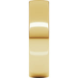 10K Yellow Gold 5 mm Ultra-Lightweight Comfort-Fit European-Style Band Size 8