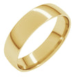 10K Yellow Gold 5 mm Ultra-Lightweight Comfort-Fit European-Style Band Size 8