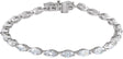 Sterling Silver 5 3/4 CTW Lab-Grown Diamond Line 7" Bracelet