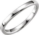Platinum Stackable Band Size 6.5