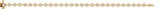 14K Yellow Gold 2 CTW Natural Diamond Bezel Line 7" Bracelet