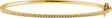 14K Yellow Gold 1/2 CTW Natural Diamond Pavé-Style 7" Bracelet