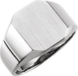 Sterling Silver Octagon Signet Ring