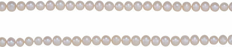 8-8.5 mm Cultured White Freshwater Pearl 72" Strand